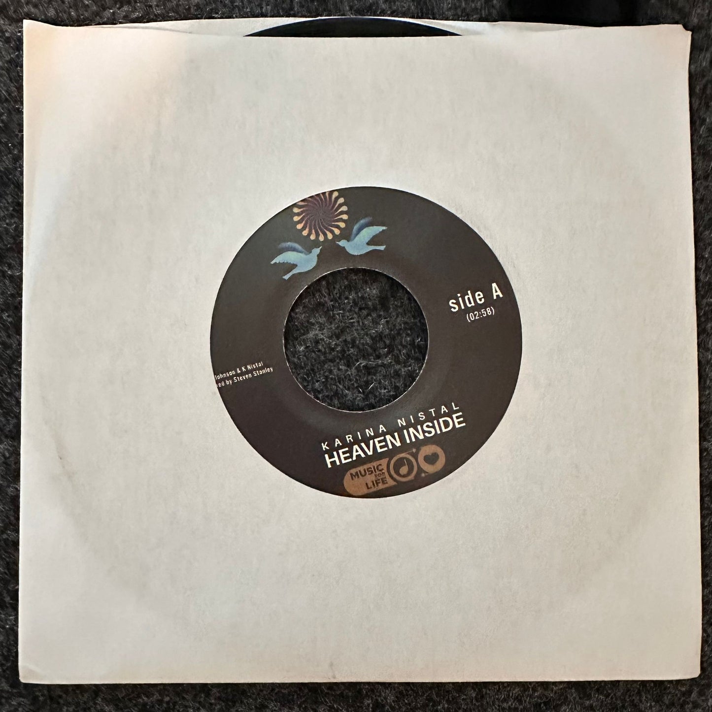 Heaven Inside - 7" 45 Vinyl Record